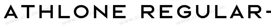 Athlone Regular字体转换